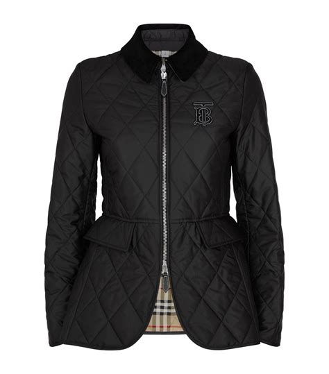 burberry monogram quilted jacket|Burberry coats for women.